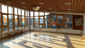 Mehrzweckraum im Obergeschoss Mehrzweckraum im Obergeschoss